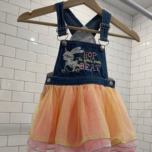Easter Overall Dress 24 months